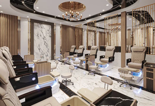 Modern Nails Lounge interior
