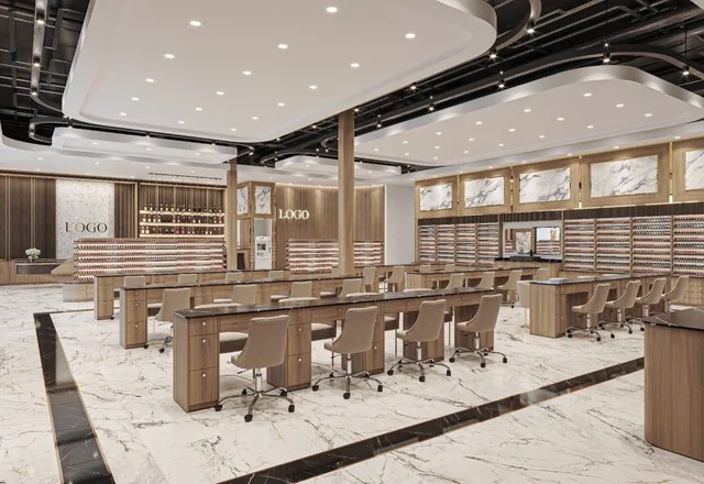 Modern Nails Lounge interior
