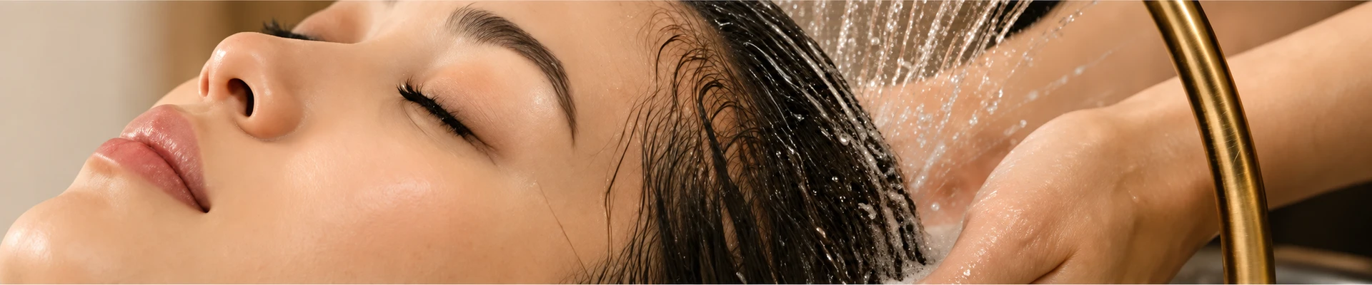 Relaxing head spa treatment at Modern Nails Lounge
